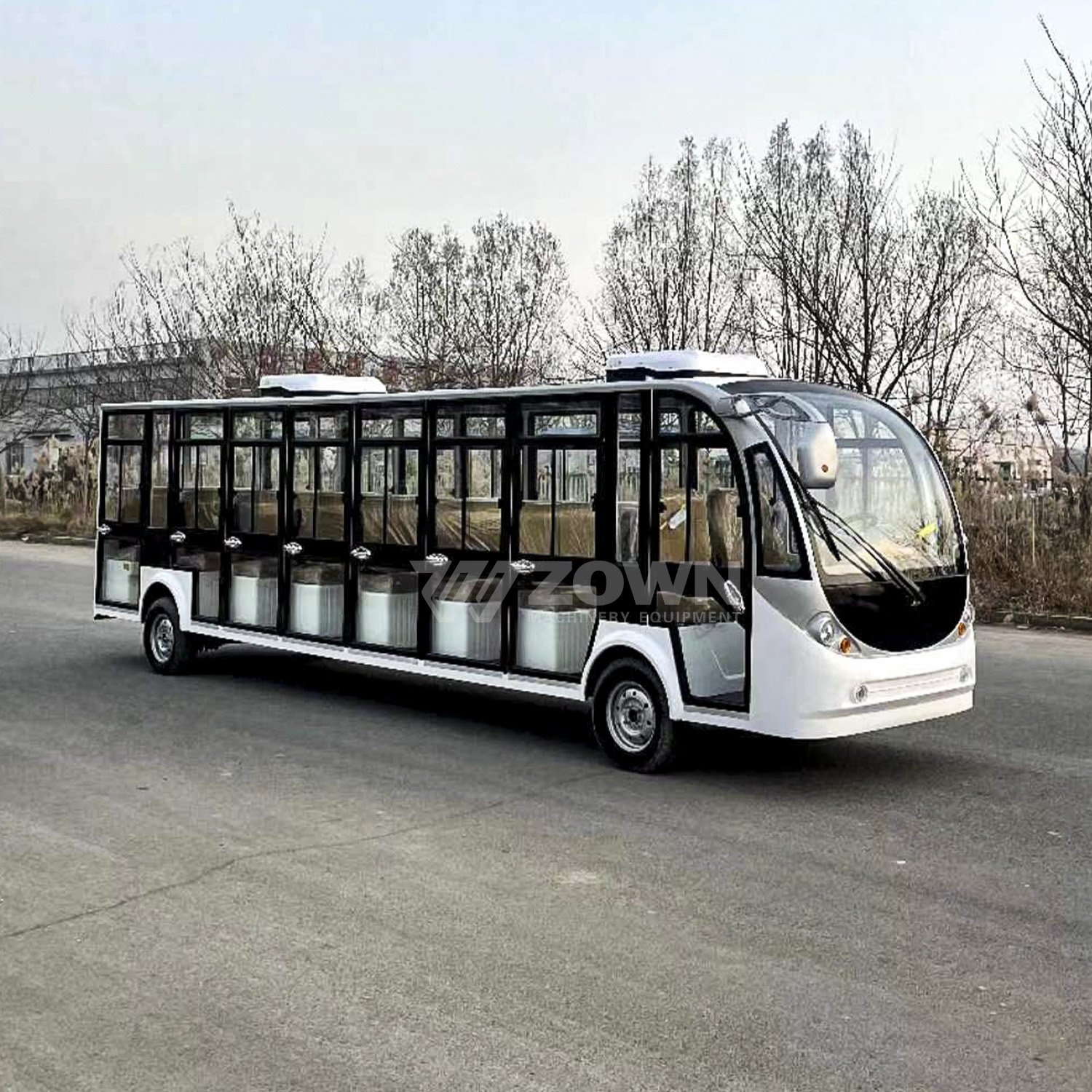 New Condition China Vintage Electric 11 Seats Electric Passenger Car Electric Classic Buggy Vintage Resort Car