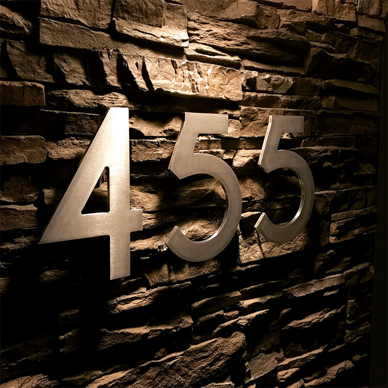 Free Style Customized House Number, Address Numbers, New Home Address Sign, LED Home Address Sign, Lighted House Number