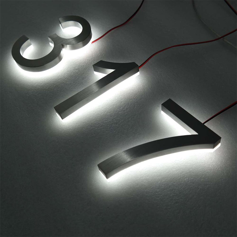 Free Style Customized House Number, Address Numbers, New Home Address Sign, LED Home Address Sign, Lighted House Number