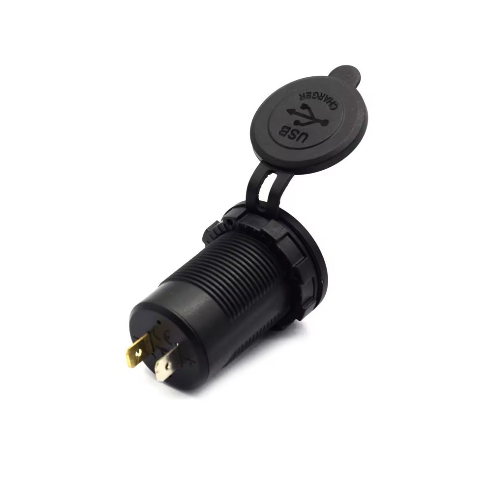 12V Socket USB Charger 65w Type C Pd 12v Car USB Port with Switch for Car Boat Marine Bus Truck Golf Cart RV Moto