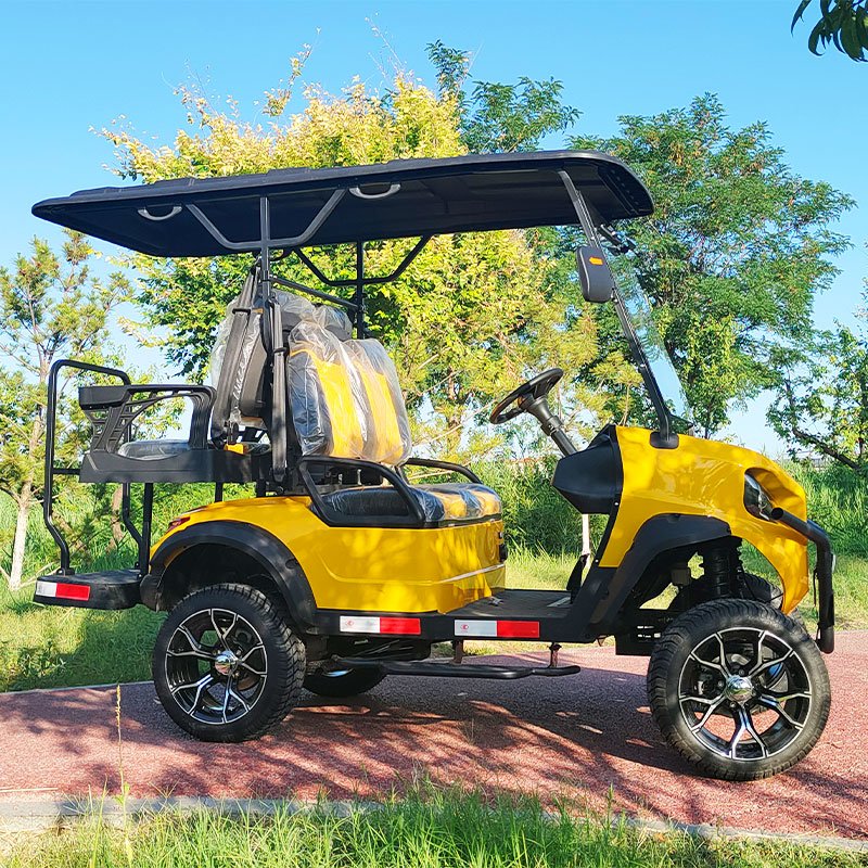Street Legal Kinghike New Design LSV Carro De Golf Electrico Lithium Battery Golf Cart