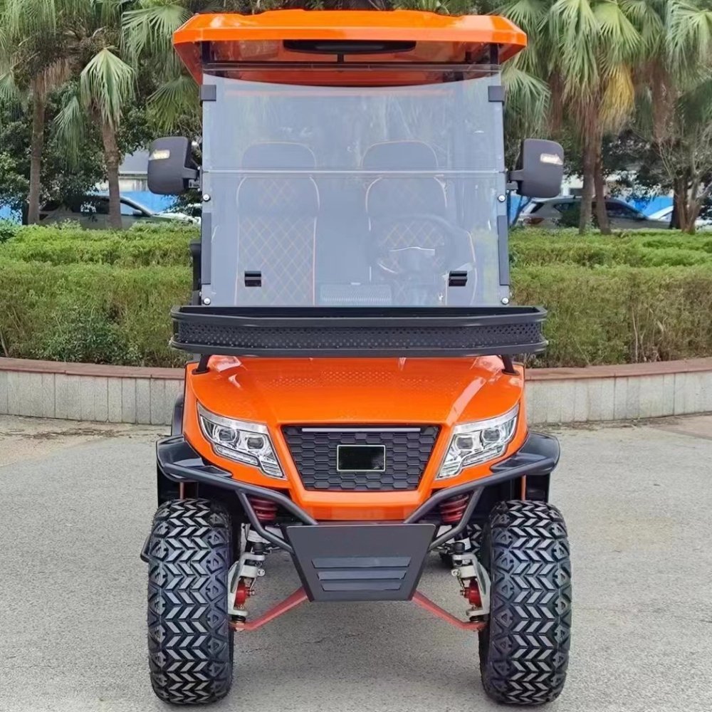 High-End Quality 72V 5KW/7.5KW AC Motor 4 Wheel 2+2 Seater Electric Golf Carts