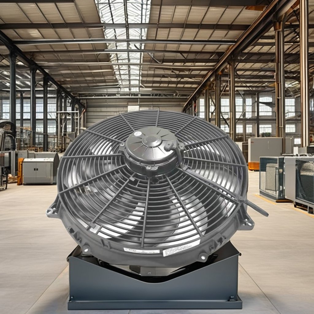 Original SPAL 16-Inch High Performance Brushed Axial Fans VA33-BP93/VLL-65A for Cooling and Heat Dissipation of Bus Water Tank