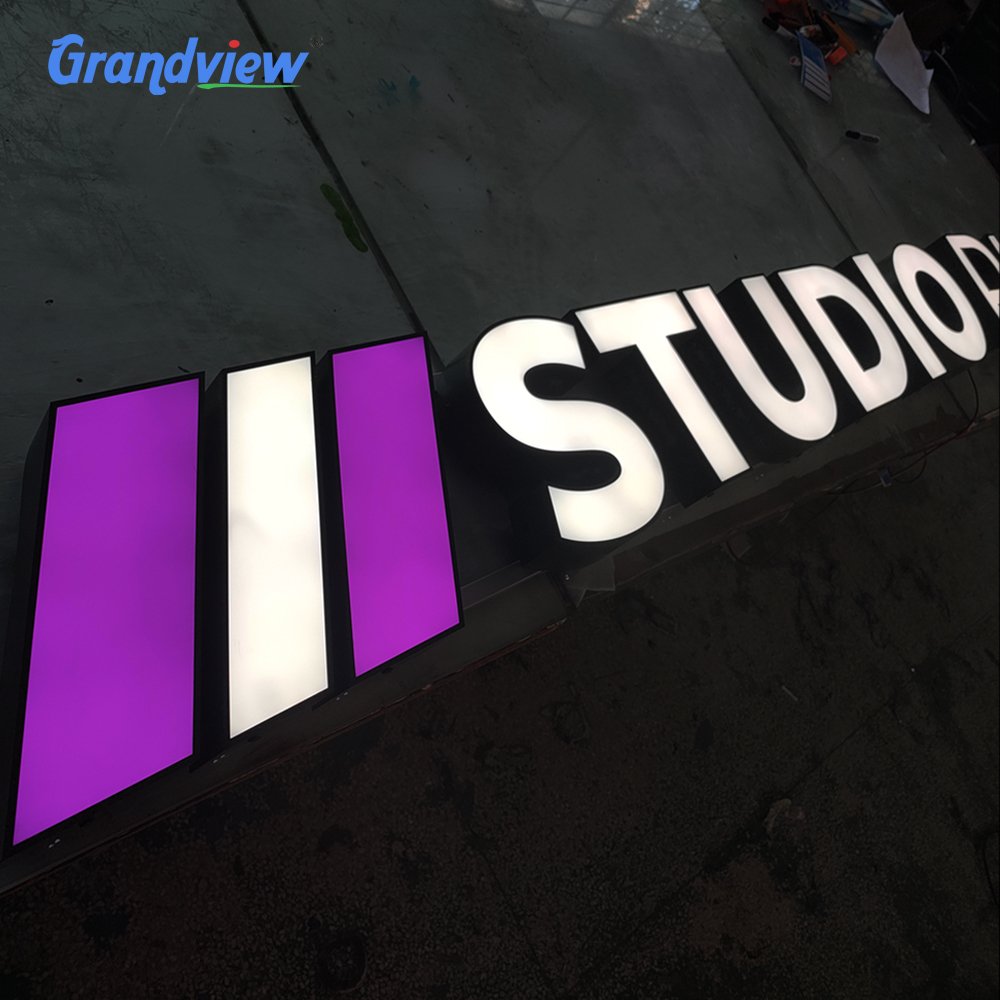 Advertising Illuminated Outdoor Light Led Letter Business Store Sign 3D Acrylic Light up Custom Logo Letter Sign