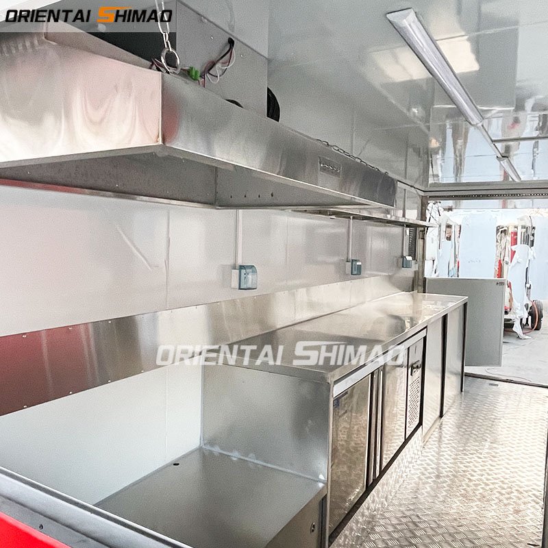 Mobiler Roasted Chicken Food Van Mobile Food Trailer Mobiler for USA