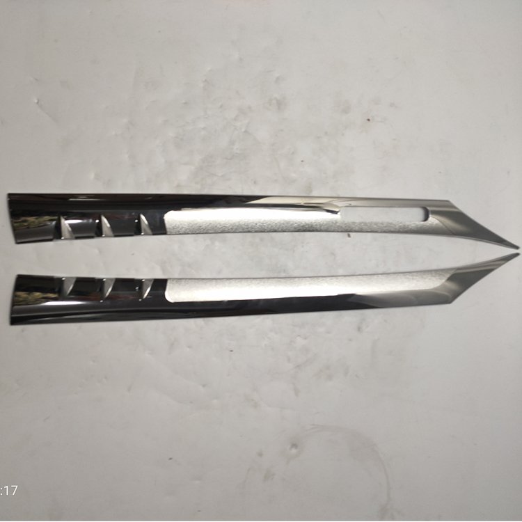 Hiace 2005-2018 Chrome Accessories Front Door Pillar Trim Strip for KDH200 commuter Van Car Exterior Accessories LHD