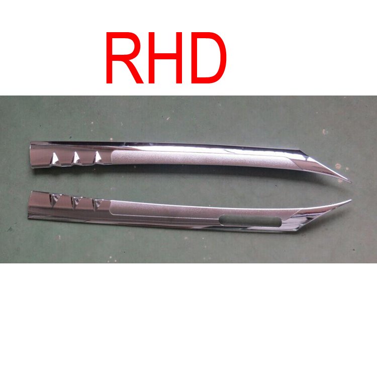 Hiace 2005-2018 Chrome Accessories Front Door Pillar Trim Strip for KDH200 commuter Van Car Exterior Accessories LHD