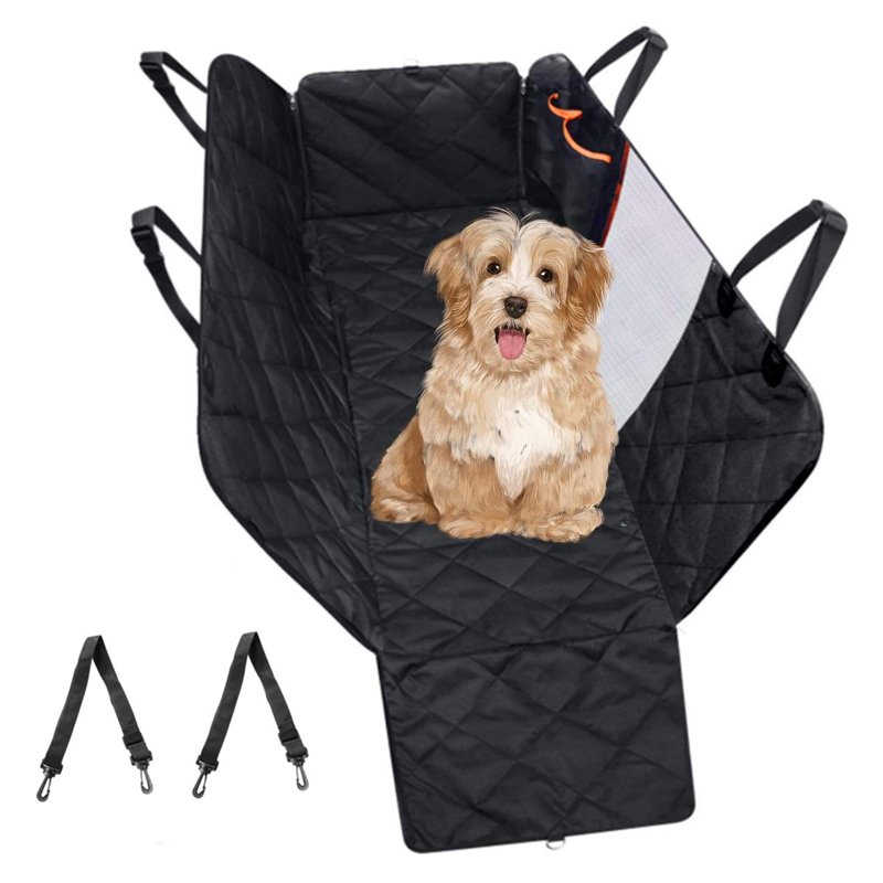 Besky Dog Car Seat Cover Waterproof Pet Travel Dog Car Hammock Cushion Protector Seat Cover for Car Rear Back Seat