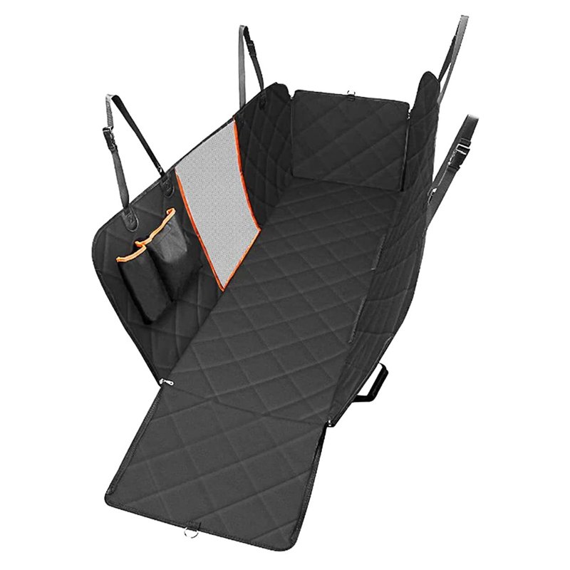 Besky Dog Car Seat Cover Waterproof Pet Travel Dog Car Hammock Cushion Protector Seat Cover for Car Rear Back Seat