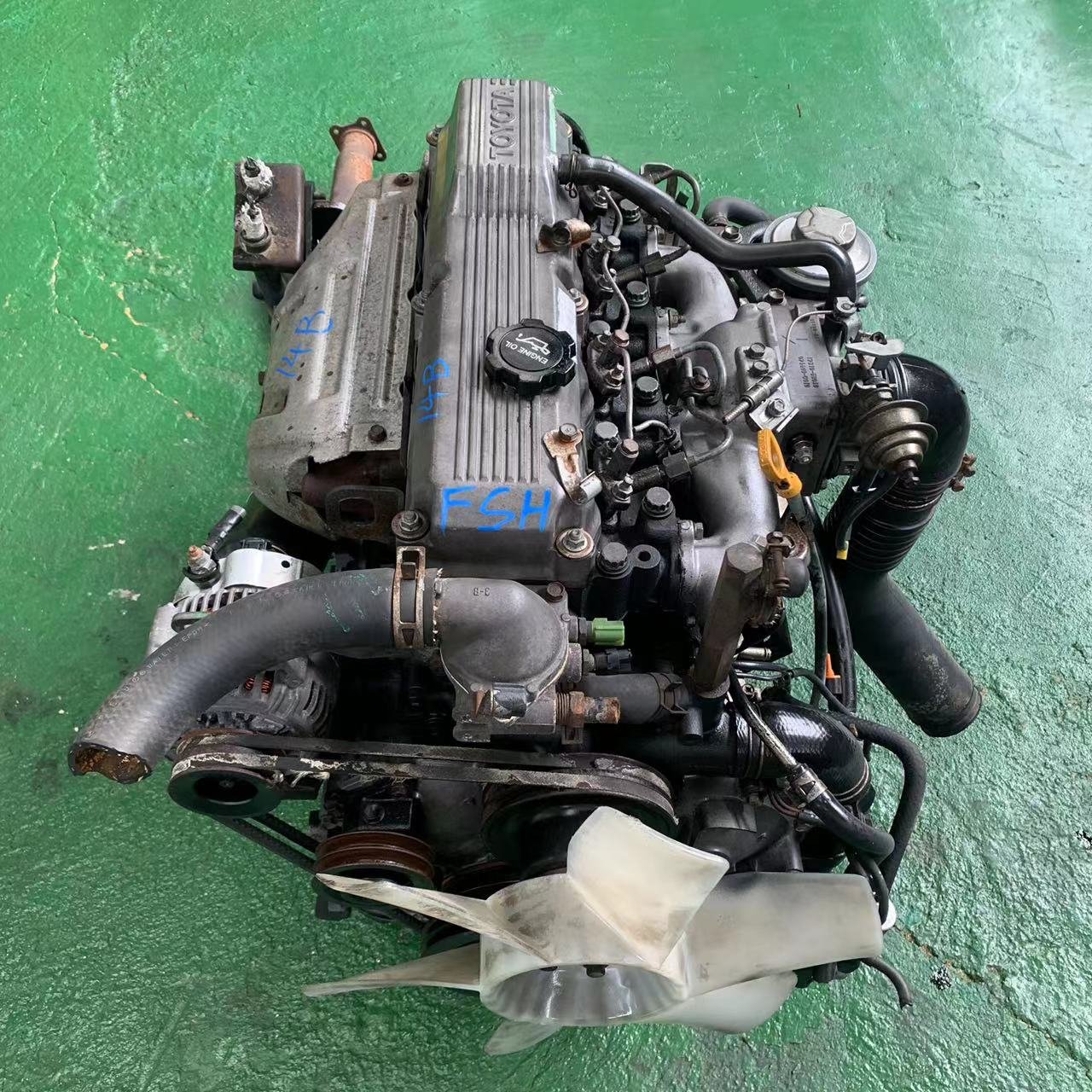 First-rate 14B for TOYO TA Used Diesel Engine Suitable for Agricultural Vehicles Jeep Medium Bus