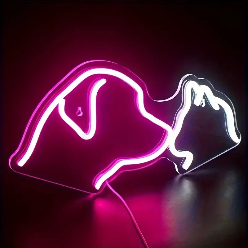 Fast Delivery Dropshipping Decoracion Lettering Light Logo Dog Cat Neon Sign Neon Lights Drop Shipping for Party