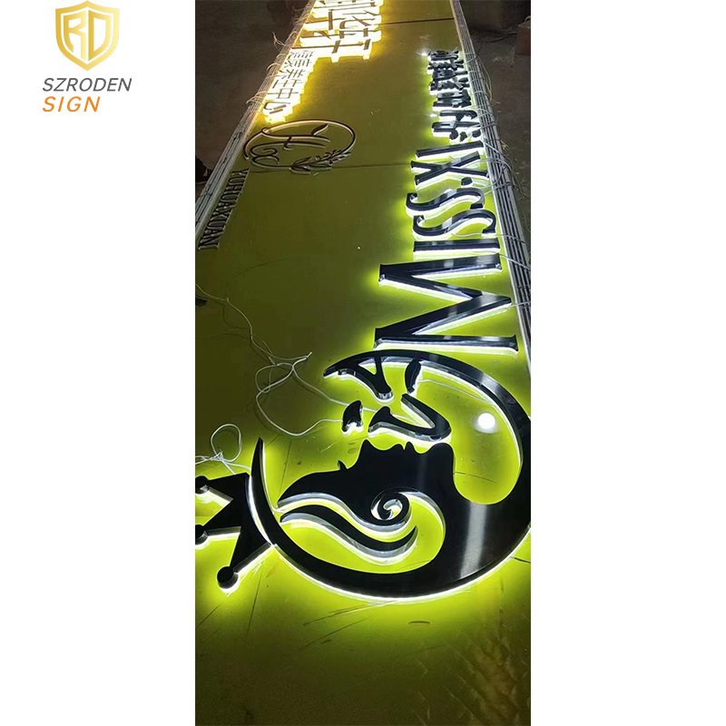Popular Shop Name Board Designs Acrylic Led Sign Board Electronic Letter Boards