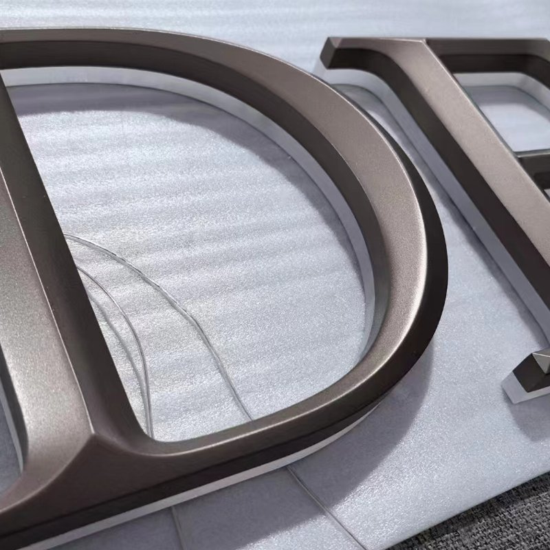 Custom 3d Light Up Letter Sign Business logo Metal Sign Letter Signage Backlit Sign