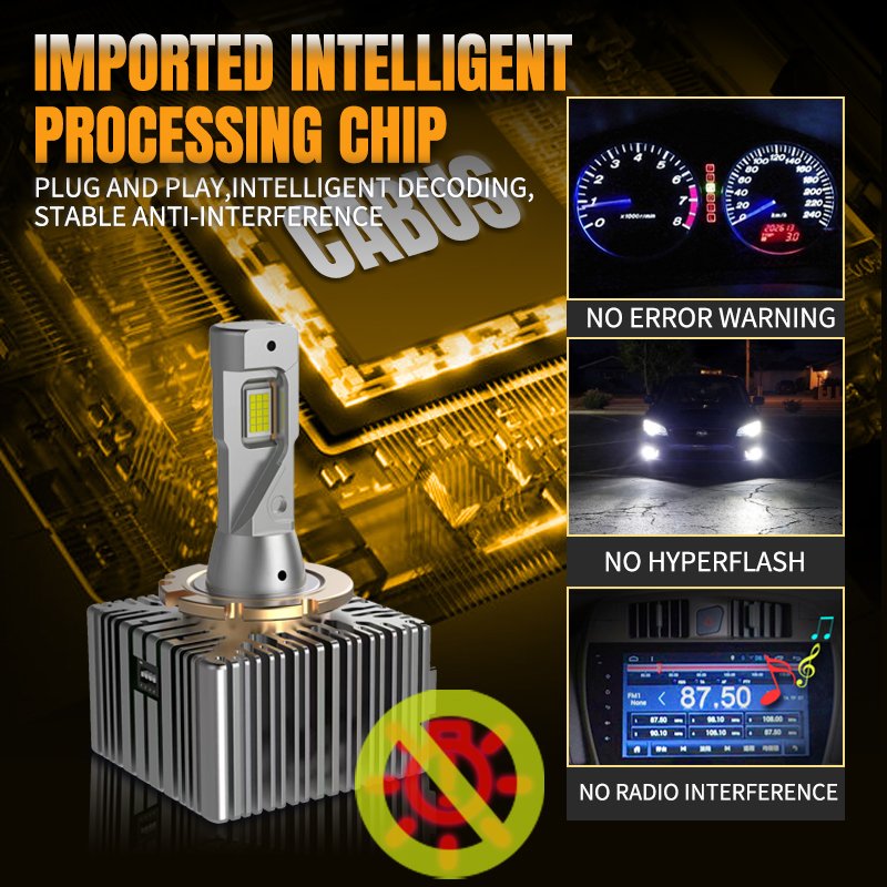 X6 Xenon White 35W 55W CANBUS Error Free D1S D1R D2S D2R D3S D3R D4S D4R D5S D8S Xenon Replacement D Series LED Lamp 6000K