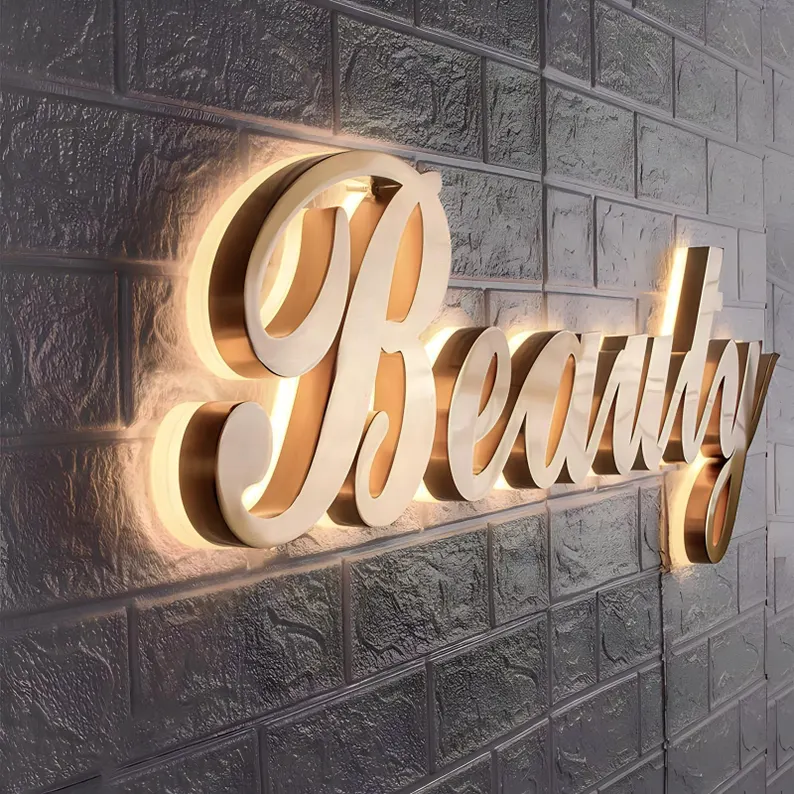 Custom Led Channel Letters Outdoor Store Signage 3d Logo Sign Led Backlit Sign Electronic Illuminated Signs Signage