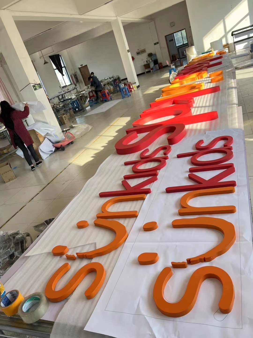 Wholesale Lighting Building Sign Outdoor Channel Letter LED Color Billboard Front Luminous LED Light 3D Letter Sign