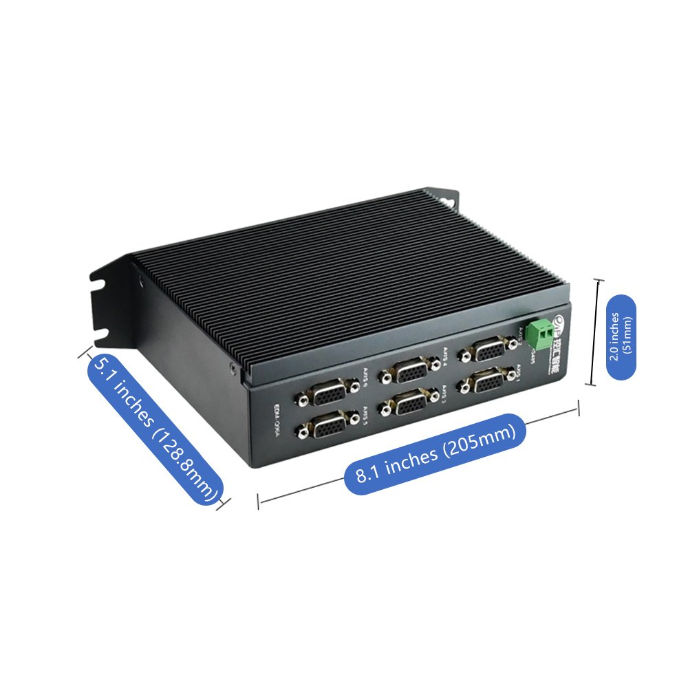 Adipcom EDM-Q06A EtherCAT Plc Bus 6-axis Industrial Servo Drive Motion Control Module 24V