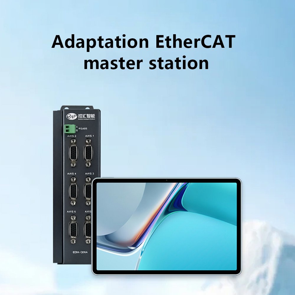 Adipcom EDM-Q06A EtherCAT Plc Bus 6-axis Industrial Servo Drive Motion Control Module 24V