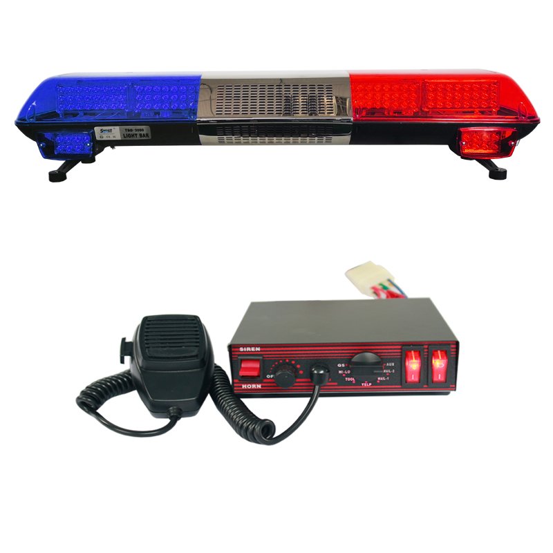 1200MM Ambulance Light bar Blue Led Warning Lights Warning Lightbar