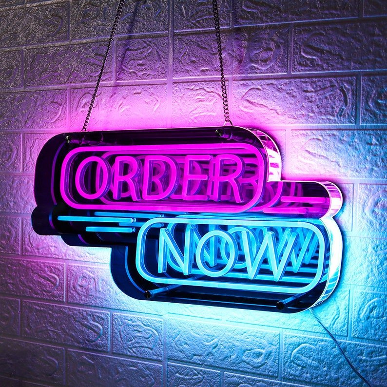 New Product Board 100% Unbreakable Shopping Mall LED Neon Letters Customized Business Open 24 Hours Neon Signs