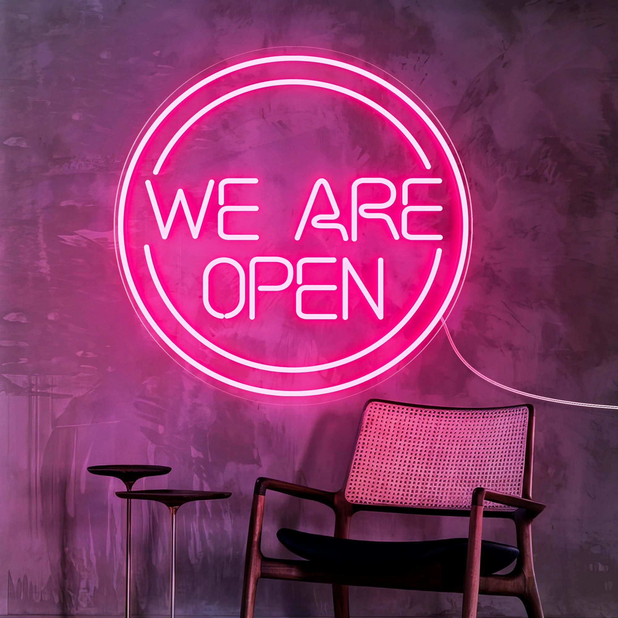 New Product Board 100% Unbreakable Shopping Mall LED Neon Letters Customized Business Open 24 Hours Neon Signs