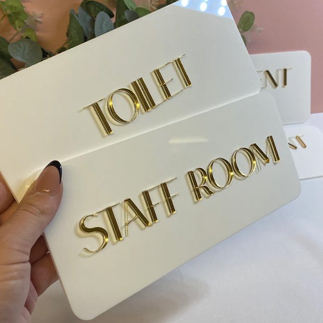 Custom Acrylic Door Sign Hotel Salon Treatment Room Sign Small Business Signage Custom Door Sign