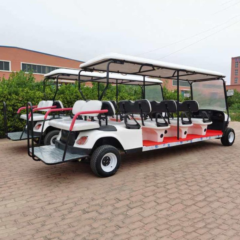 Modern Four-Wheel Electric Sightseeing Golf Cart 72v or 48v Battery Voltage for Ezgo Rxv Use