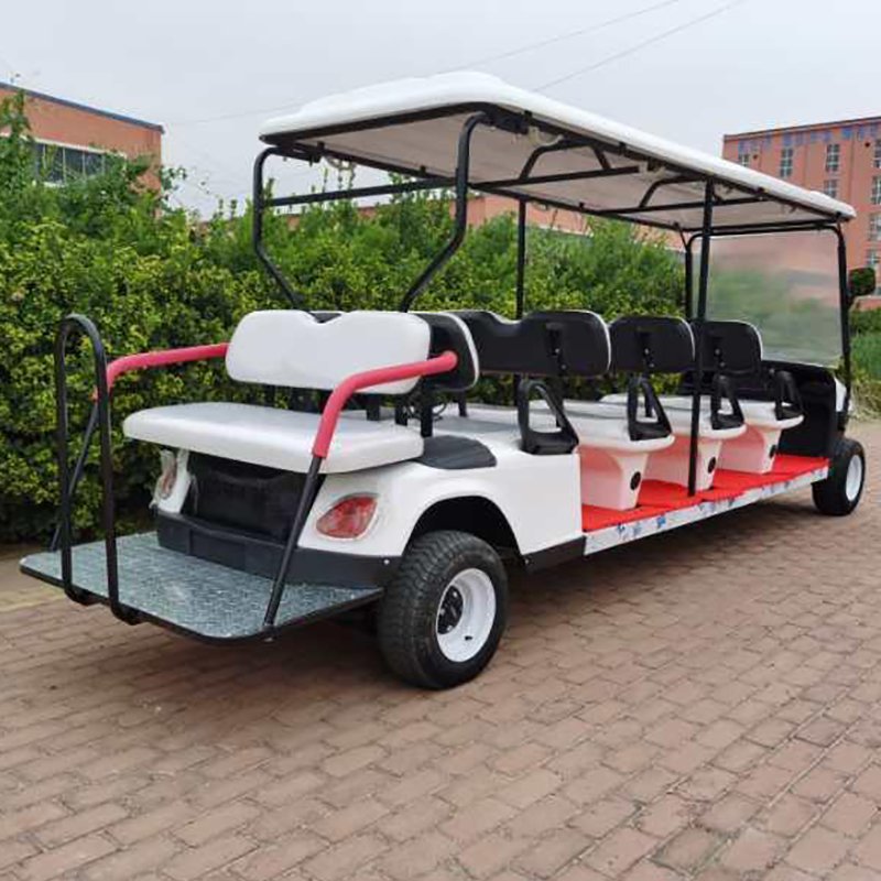 Modern Four-Wheel Electric Sightseeing Golf Cart 72v or 48v Battery Voltage for Ezgo Rxv Use