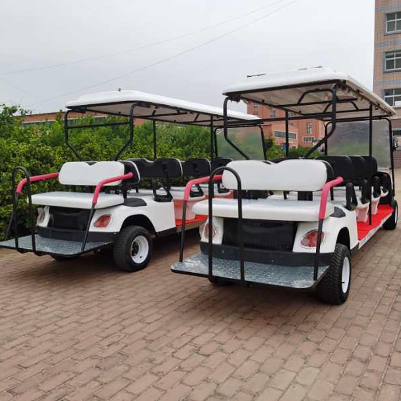 Modern Four-Wheel Electric Sightseeing Golf Cart 72v or 48v Battery Voltage for Ezgo Rxv Use