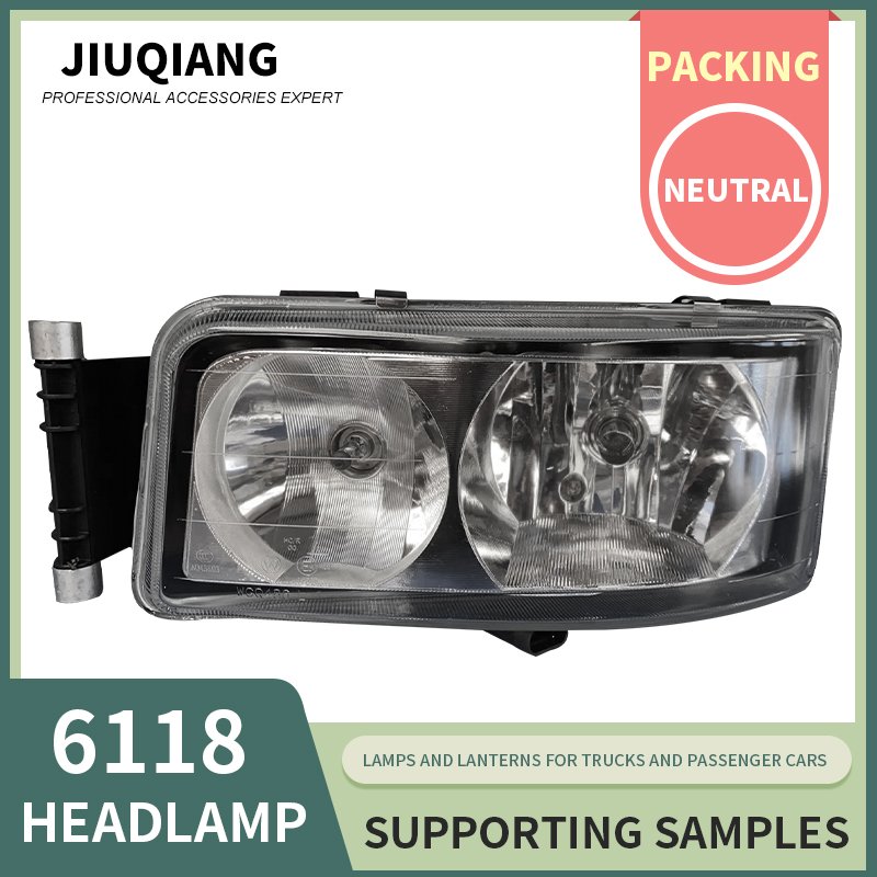 Jiuqiang Good Quality 24V Bus Lamps 6118 Bus Headlight Tail Lights for Higer Zhongtong Golden Dragon Bus Lamp Accessories Parts