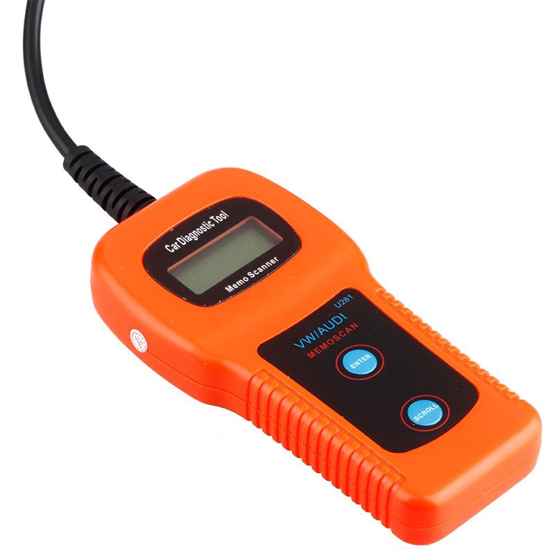 OBD II 2 CAN U281 Car Code Reader Scanner Memo Diagnostic Tool Memoscan Seat CAN-BUS OBD2 Diagnostic Scanner for AUDI VW Passat