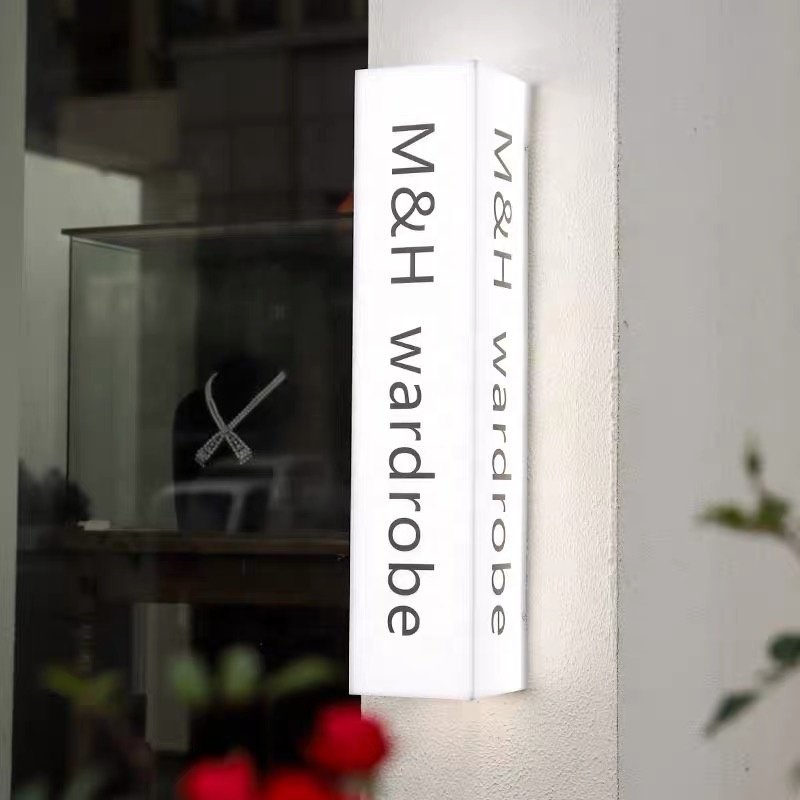 Custom Led Letters Coffee Shop Led logo Signs External Lightbox Outdoor Shop Front Signage Signboard Made Acrylic