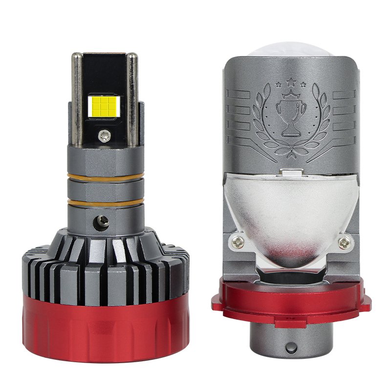 2Y Faros Led Headlights for Car 220w H4 Car Led Projector Lens Led H4 Canbus Focos Faros Polo Jetta Hon-da Fit LED Lens Lights