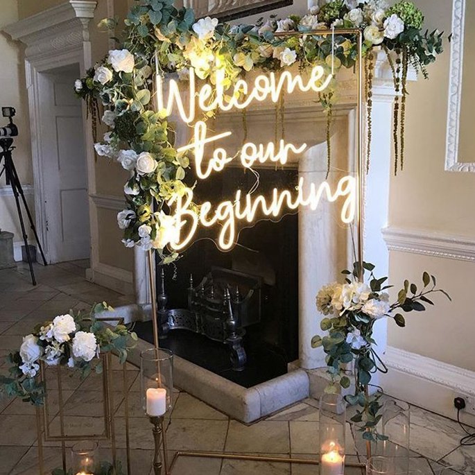 Neon Fast Delivery Acrylic No Moq Design Logo Outdoor Custom Led Light Neon Sign for Room Birthday Wedding Party Decoration