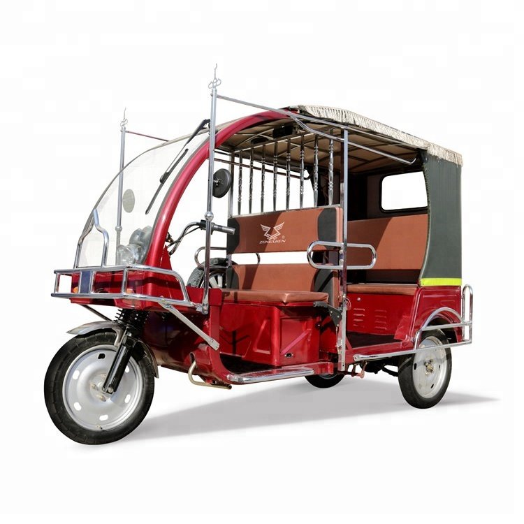 1000W Mini Open Bus Electric Tricycle Passenger 3 Wheel Auto Tuk Tuk Taxi Tricycle