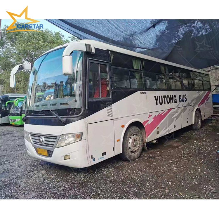 60 Seater Used Commercial Yutong Coach Luxury Passenger Bus Front Engine Lhd
