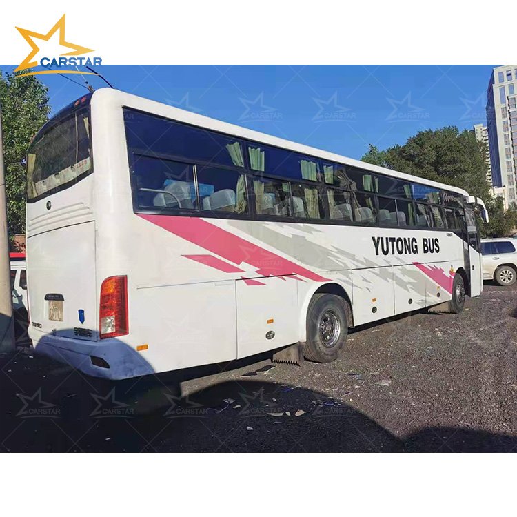 60 Seater Used Commercial Yutong Coach Luxury Passenger Bus Front Engine Lhd