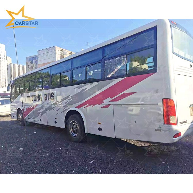 60 Seater Used Commercial Yutong Coach Luxury Passenger Bus Front Engine Lhd