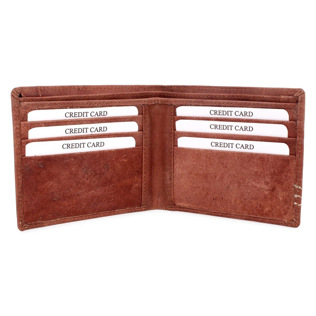 High Quality Genuine Leather Slim Wallet Button Business Credit Card Holder Zipper Men Women Premium Quality Bulk Product