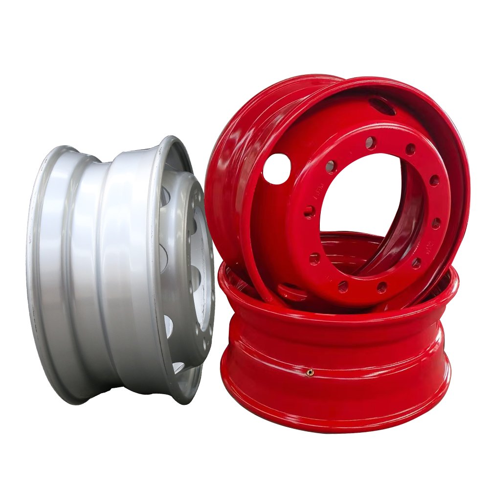 Best Seller 10 Holes Steel / Aluminium Alloy Truck Wheels Truck Wheel Rim 22.5