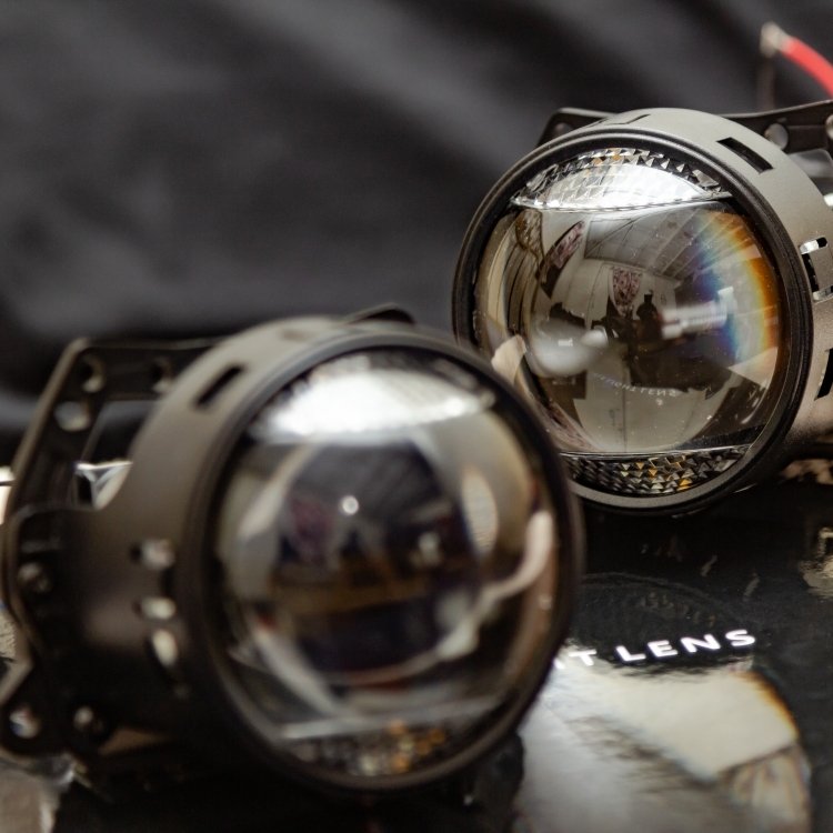 High Power Car Mini Led Projector Double Beam With DRL Turn Signal Light Auto Lighting System Car Led Headlight Lens