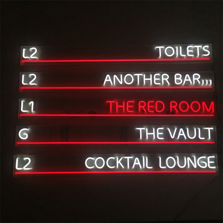 Outdoor Led Advertising Flex Strip Custom Acrylic Neon Lights Signs Lighting Prices for Wedding Bar Party Decoration