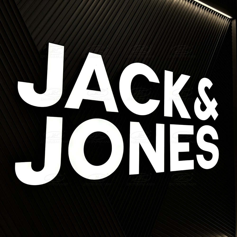logo Advertising Shop Outdoor 3d Acrylic Lighted Letter Metal Business Digital Custom LED Light Illuminated Electronic Signs
