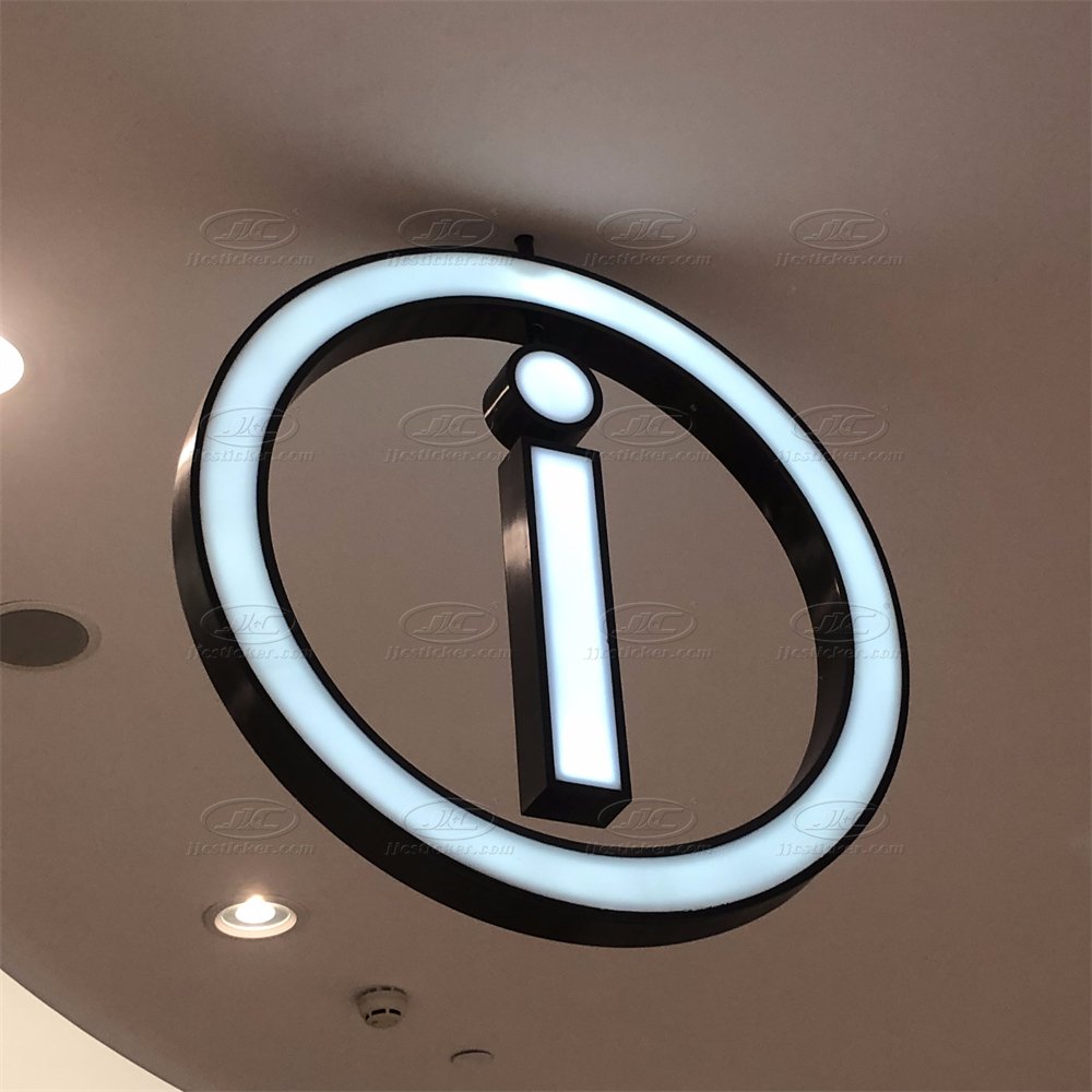 logo Advertising Shop Outdoor 3d Acrylic Lighted Letter Metal Business Digital Custom LED Light Illuminated Electronic Signs