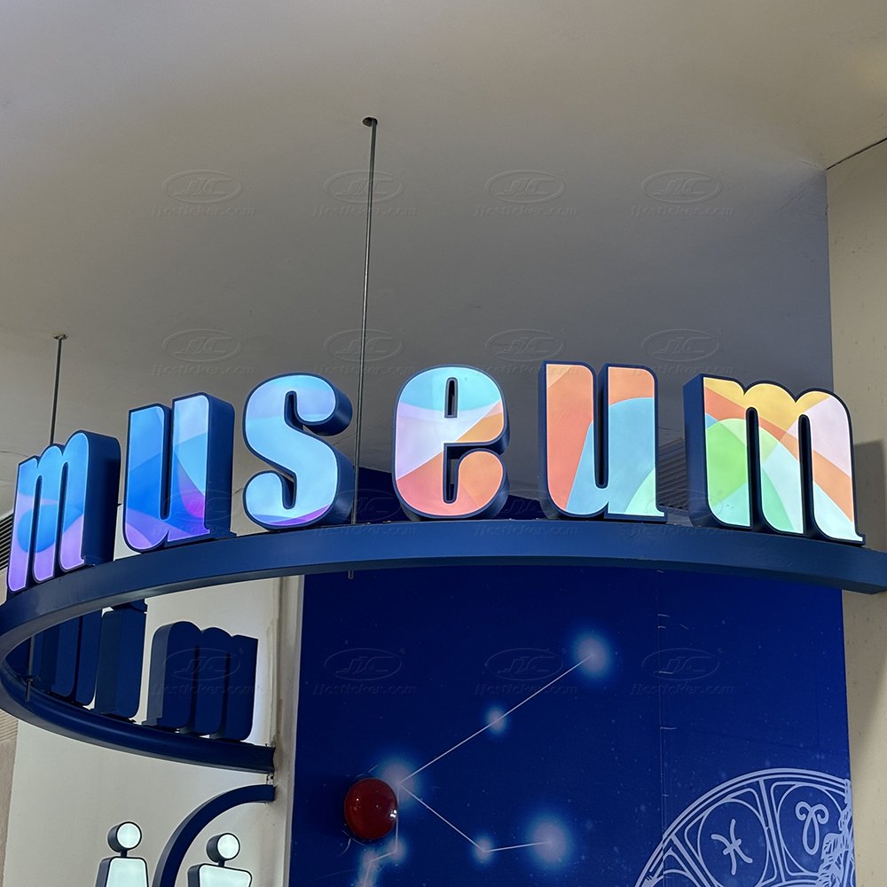 logo Advertising Shop Outdoor 3d Acrylic Lighted Letter Metal Business Digital Custom LED Light Illuminated Electronic Signs