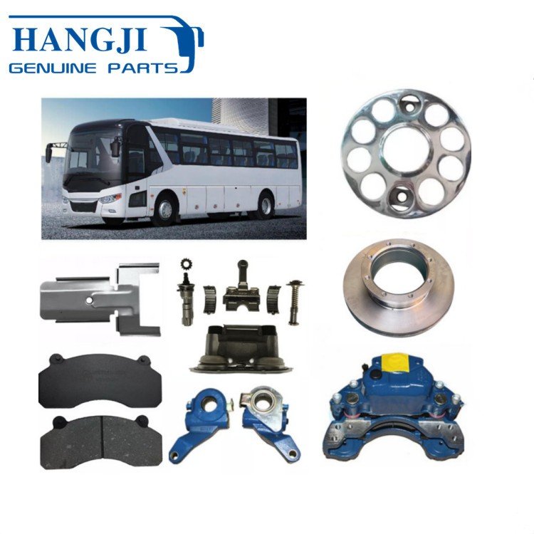 Guangzhou Bus Parts Market Bus Spare Parts Brake Pad for Zhongtong Higer Kinglong Golden Dragon Accessories