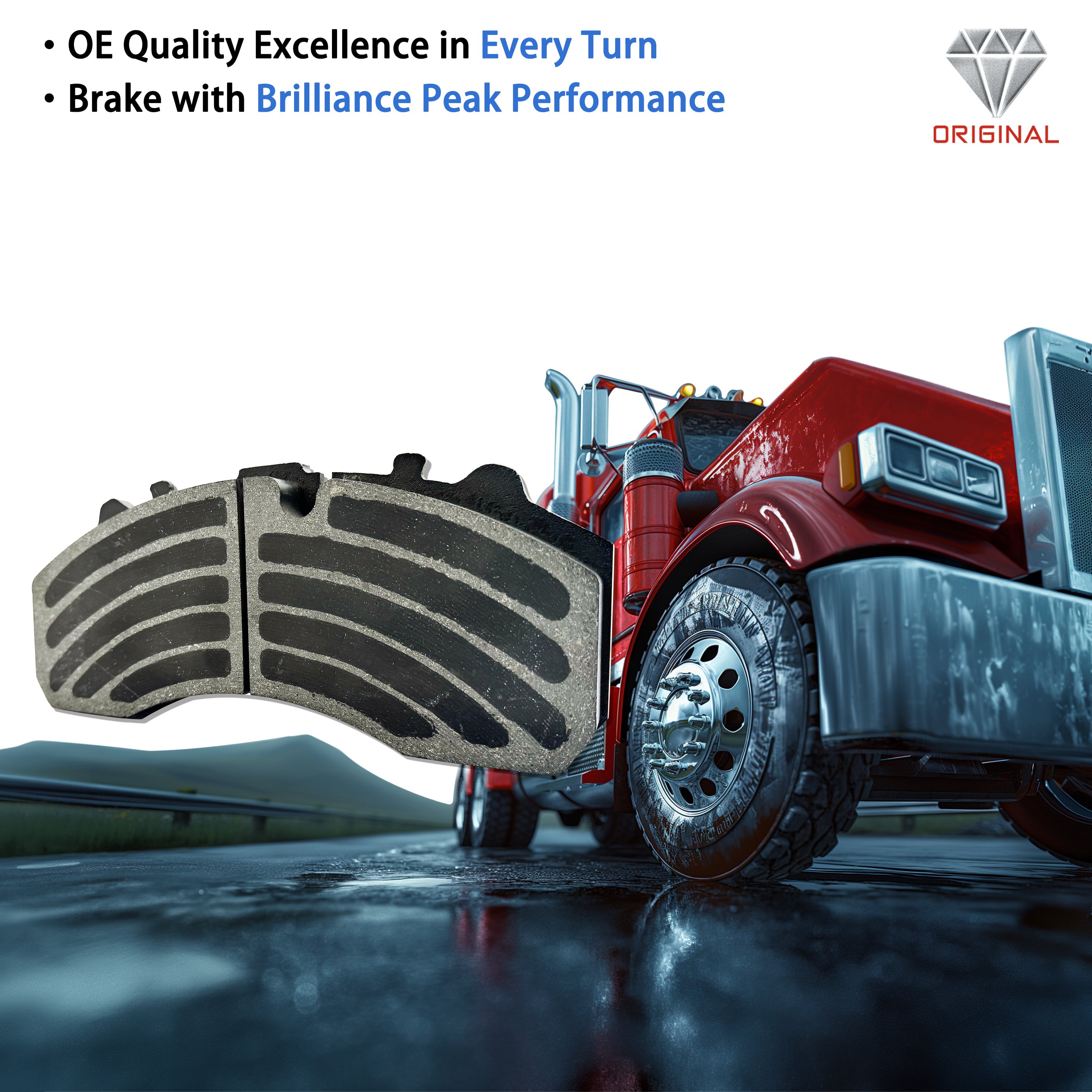 Truck Spare Brake Discs Manufacture 29087 Truck Brake Pads for Heavy Duty Truck