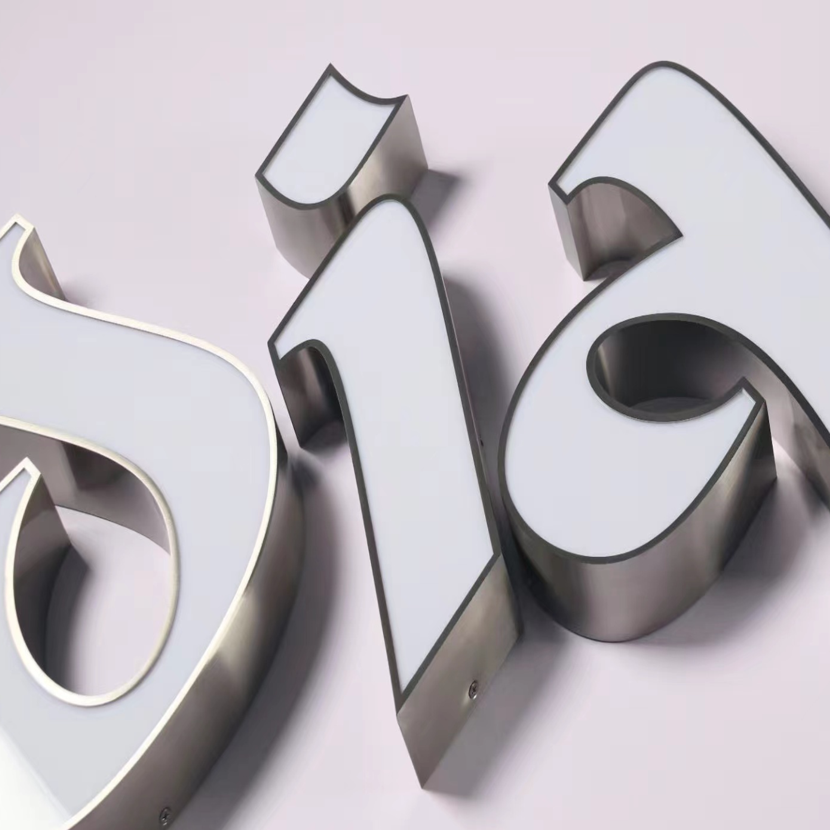 Custom LED Channel Letters Sign for Outdoor/Indoor Advertising Bar Decoration Acrylic/PC Material Storefront Vitrine Caixa Letra