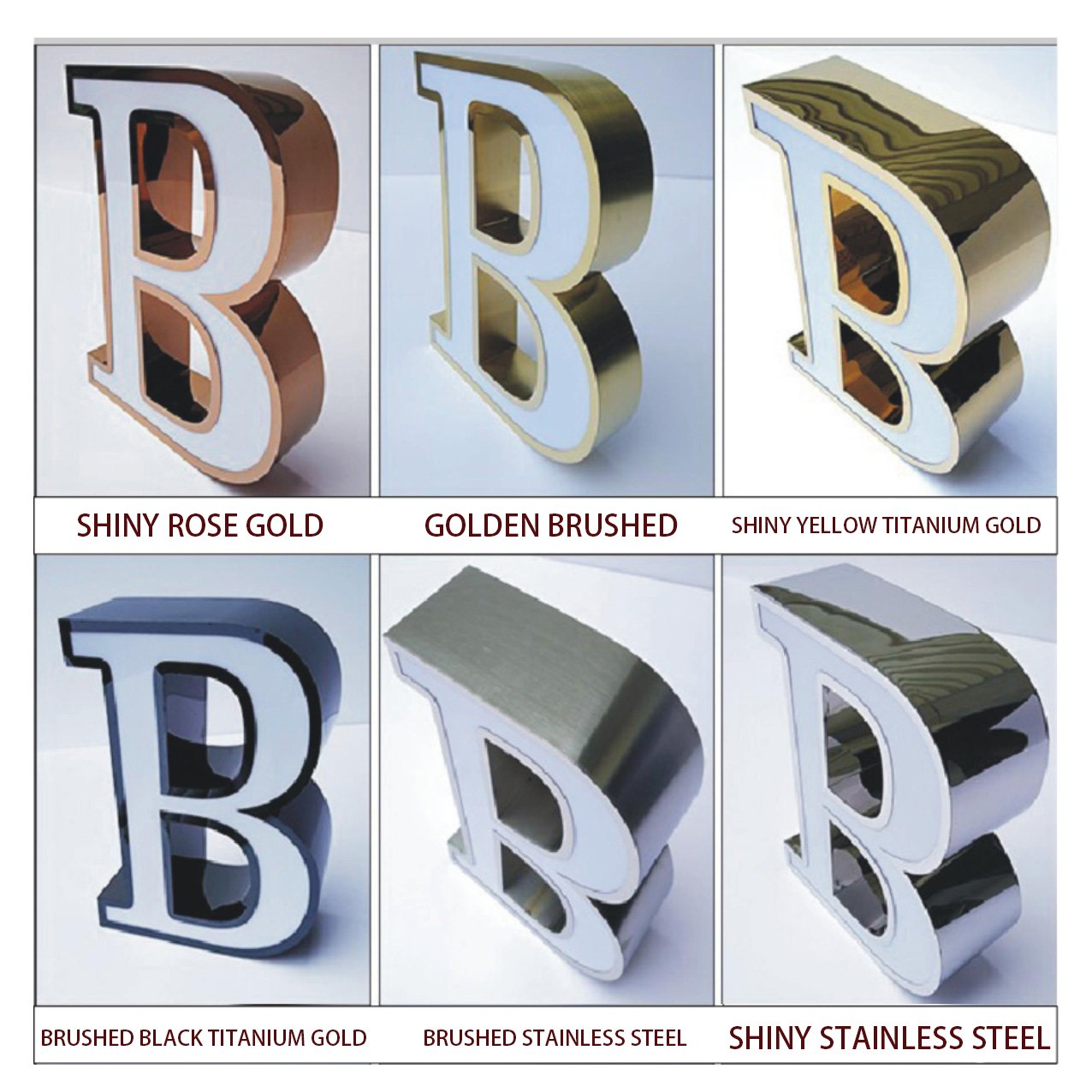 Custom LED Channel Letters Sign for Outdoor/Indoor Advertising Bar Decoration Acrylic/PC Material Storefront Vitrine Caixa Letra