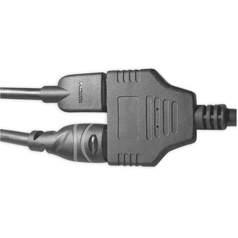 High Quality HDMI 1 Male to 2 Female Adapter 1in 2 Out Distributor Revolution Double Bus Split Screen Conversion Line HDTV Cable